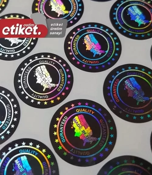 3D Hologram Etiket