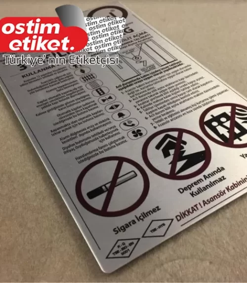 Alüminyum Etiket - Görsel 2