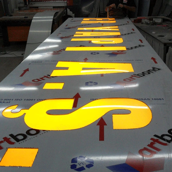 Alüminyum Kompozit Dekupe Tabela