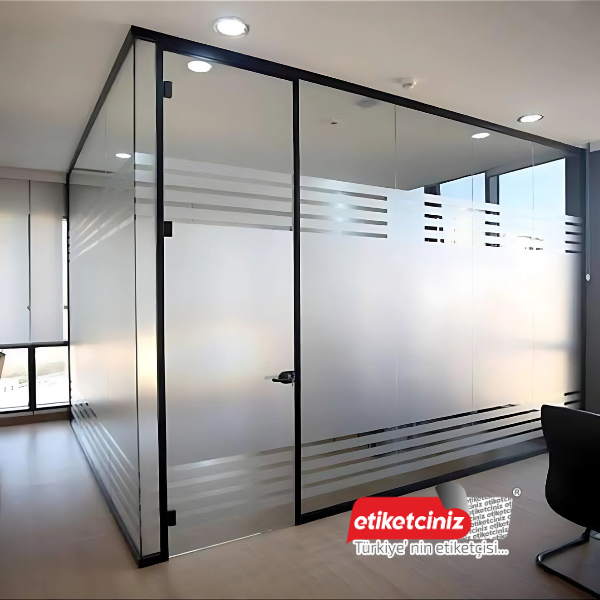 Cam Dekor Folyo Kumlama Uygulama - Görsel 6