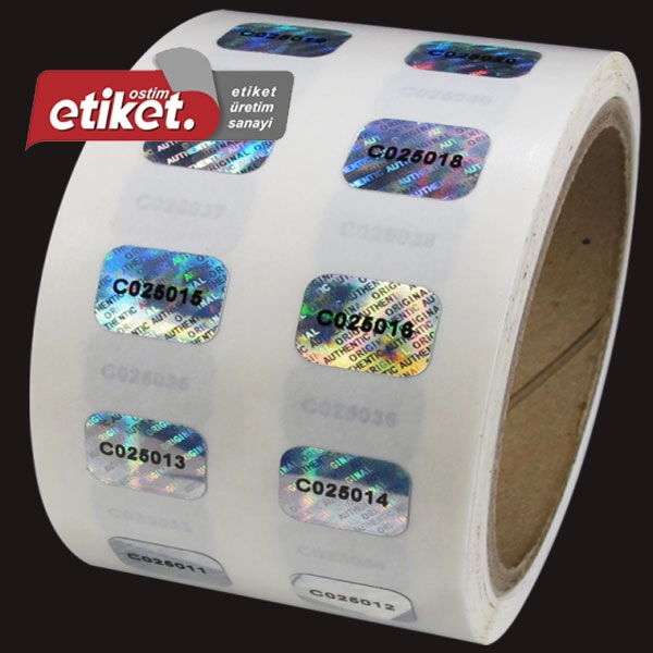 Hologram Numaratör Etiket - Görsel 2