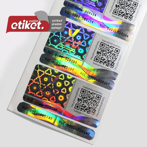 Hologram Numaratör Etiket - Görsel 4