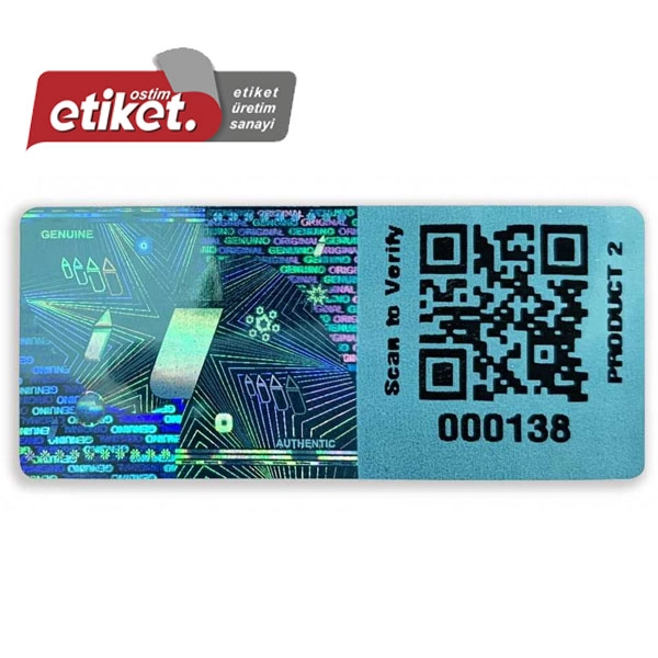 Hologram Numaratör Etiket - Görsel 5