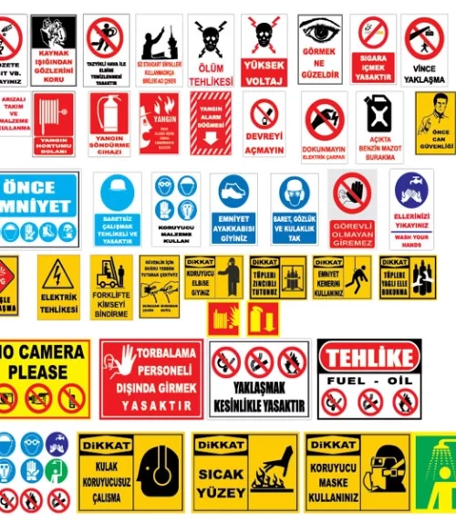 İş Güvenliği Levhaları