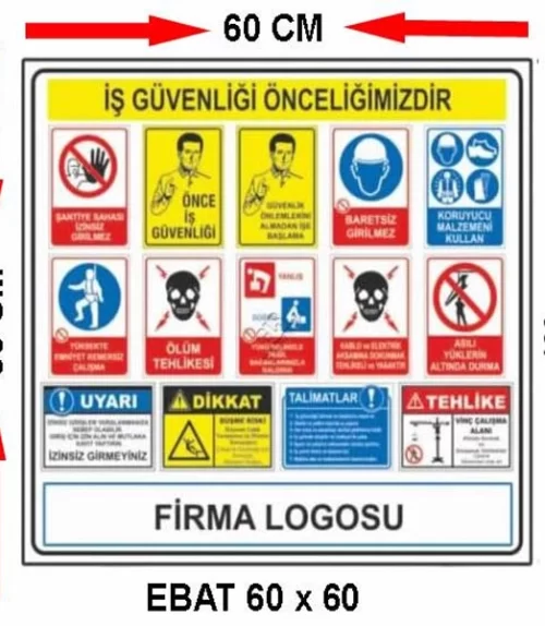 Kırıkkale Tehlike Uyarı İşaretleri Üretimi - Görsel 2