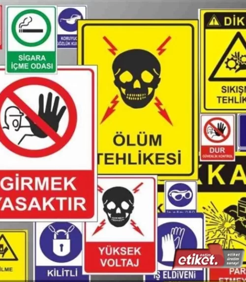 Kırıkkale Tehlike Uyarı İşaretleri Üretimi - Görsel 5