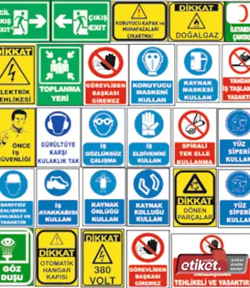 Kırıkkale Tehlike Uyarı İşaretleri Üretimi - Görsel 6