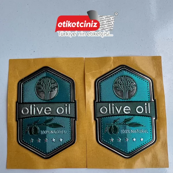 Kabartmalı Kupa Etiket - Görsel 5