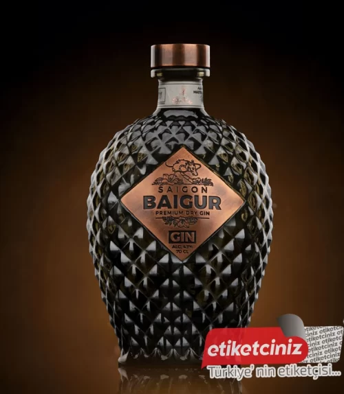 Kabartmalı Şişe Etiket - Görsel 3