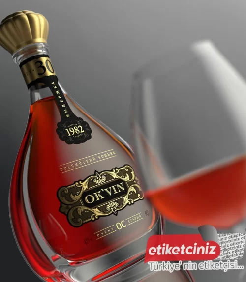 Kabartmalı Şişe Etiket - Görsel 4