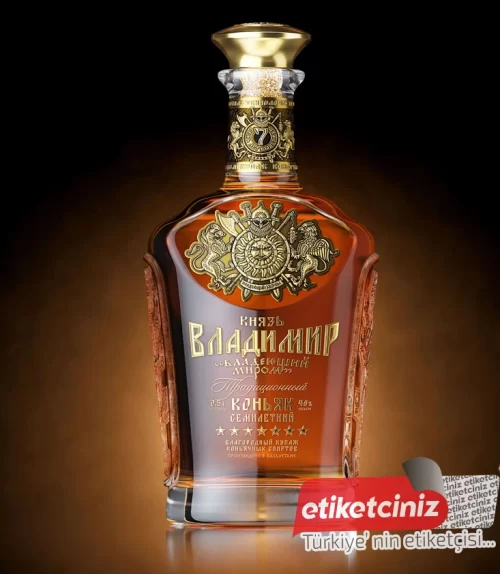 Kabartmalı Şişe Etiket