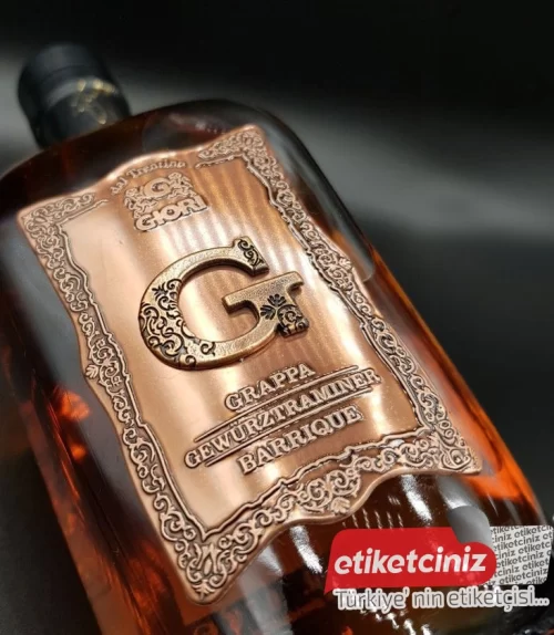Kabartmalı Şişe Etiket - Görsel 8