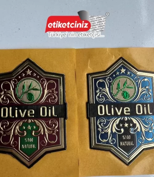 Kabartmalı Termos Etiket