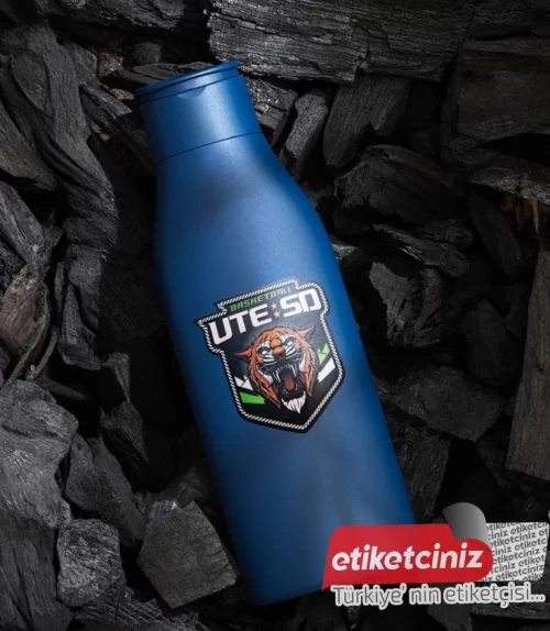 Kabartmalı Termos Etiket - Görsel 4