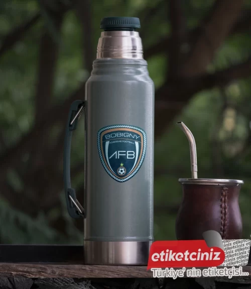 Kabartmalı Termos Etiket