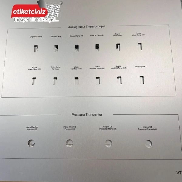 Makine Panel Etiket - Görsel 6