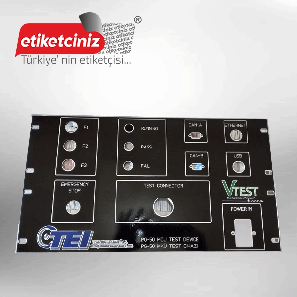 Makine Panel Etiket - Görsel 8