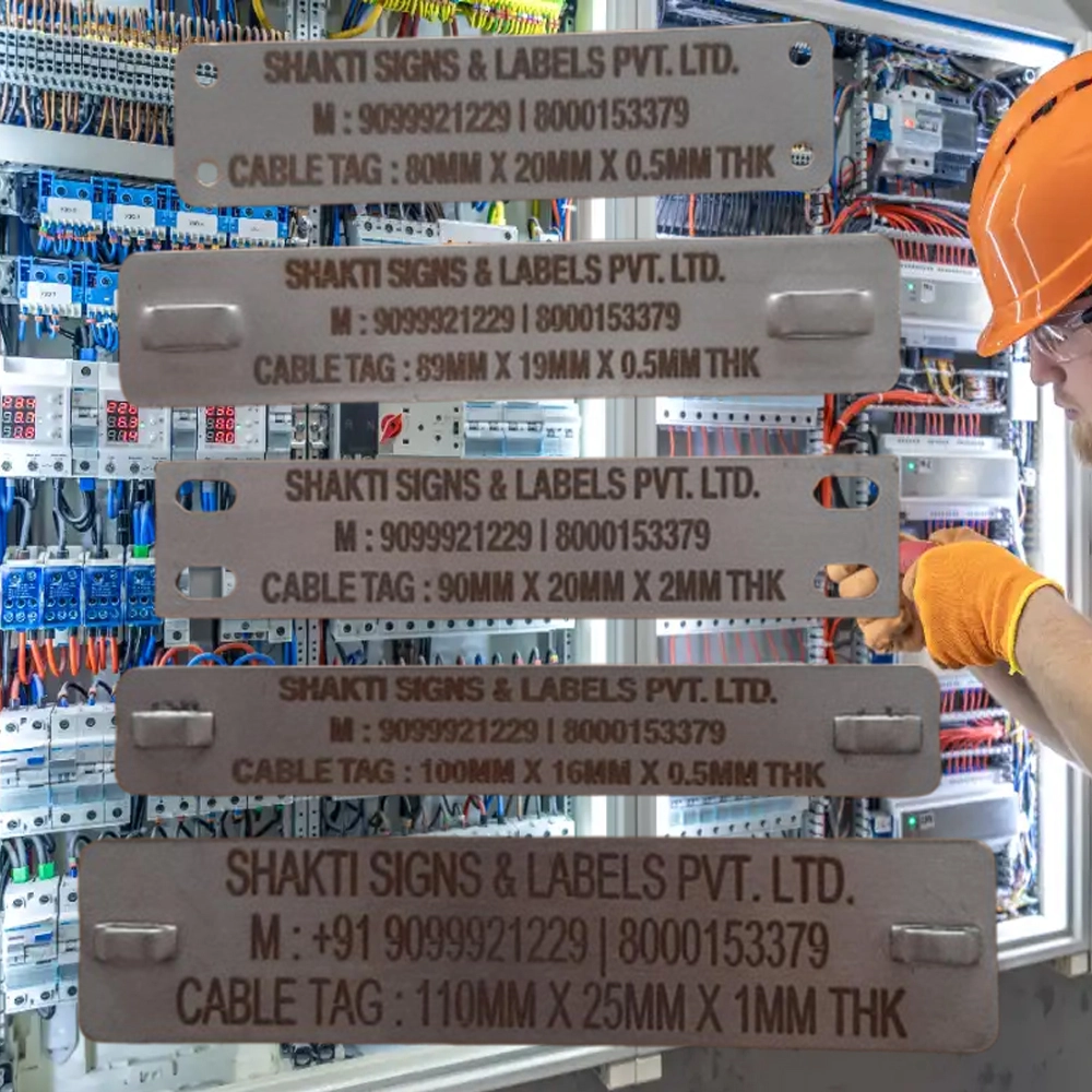 Paslanmaz Kablo Etiket