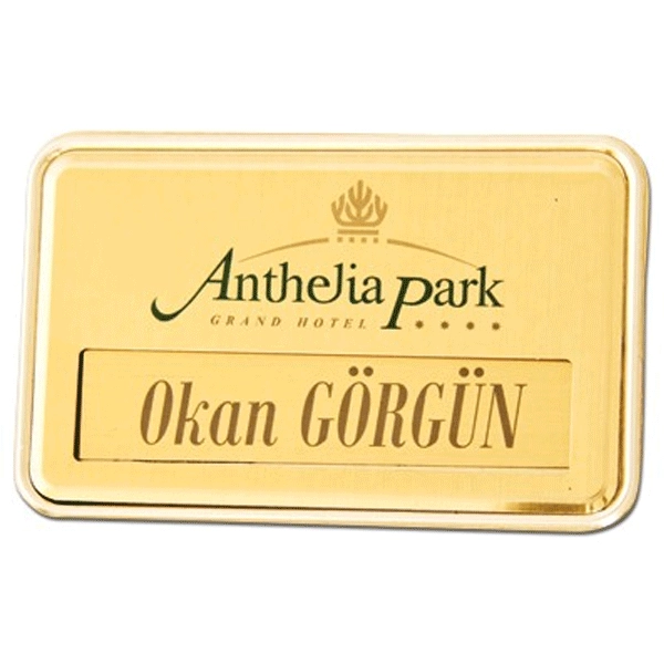 Pirinç Metal Etiket