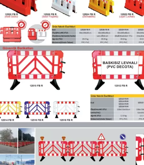 Plastik ve Metal Trafik Otopark Ekipmanları - Görsel 2
