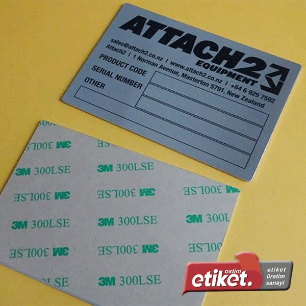UV Metal Etiket - Görsel 7