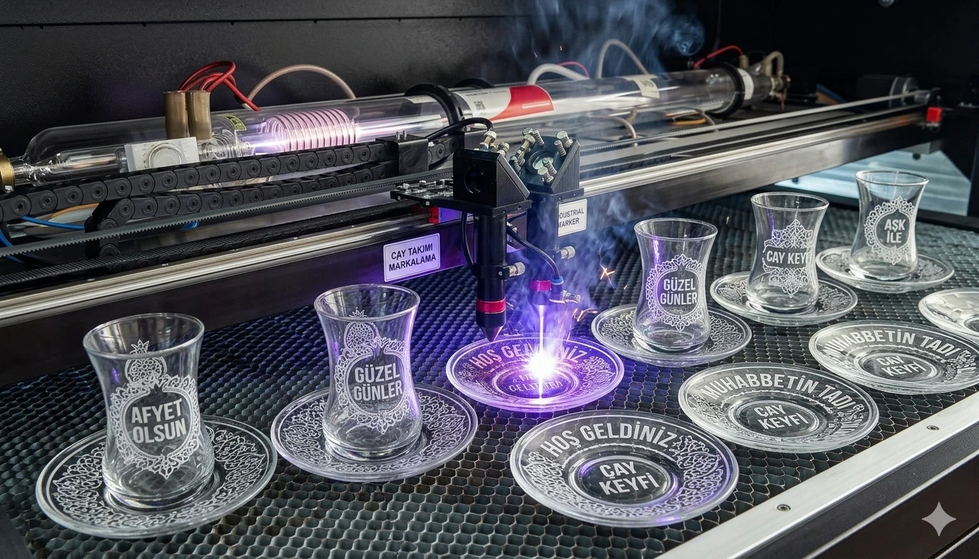 Cam Lazer Markalama örnek çalışma 8