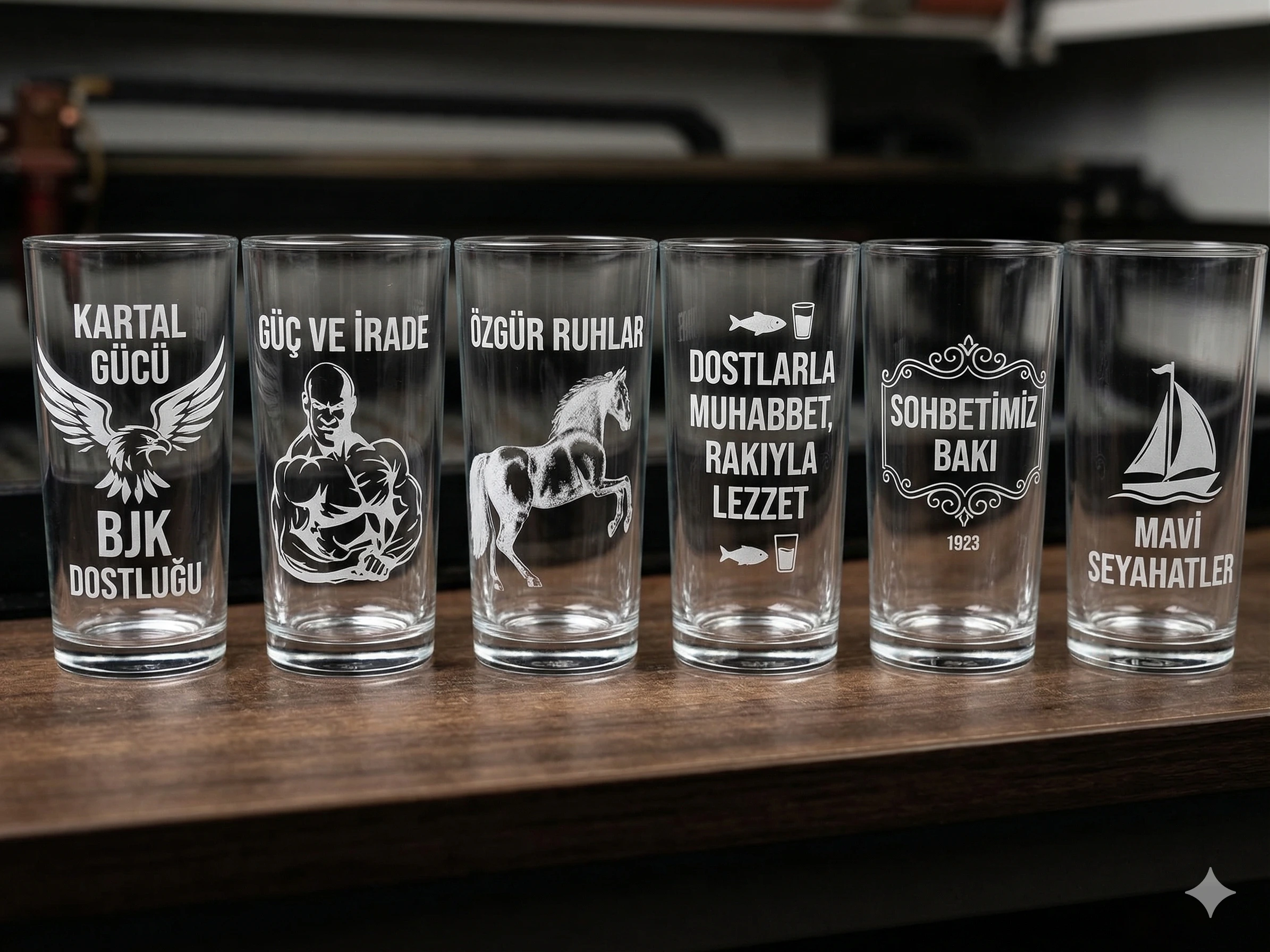 Cam Lazer Markalama örnek çalışma 3