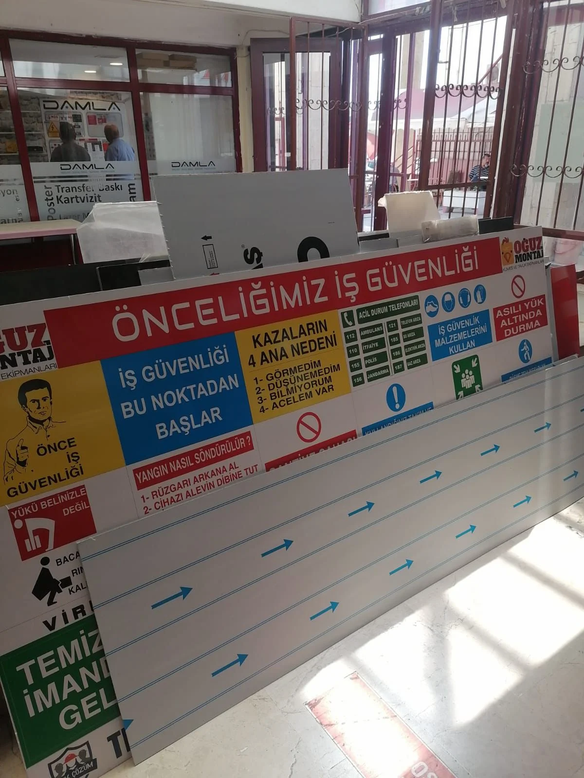 Şantiye ve İnşaat Tabela örnek çalışma 2