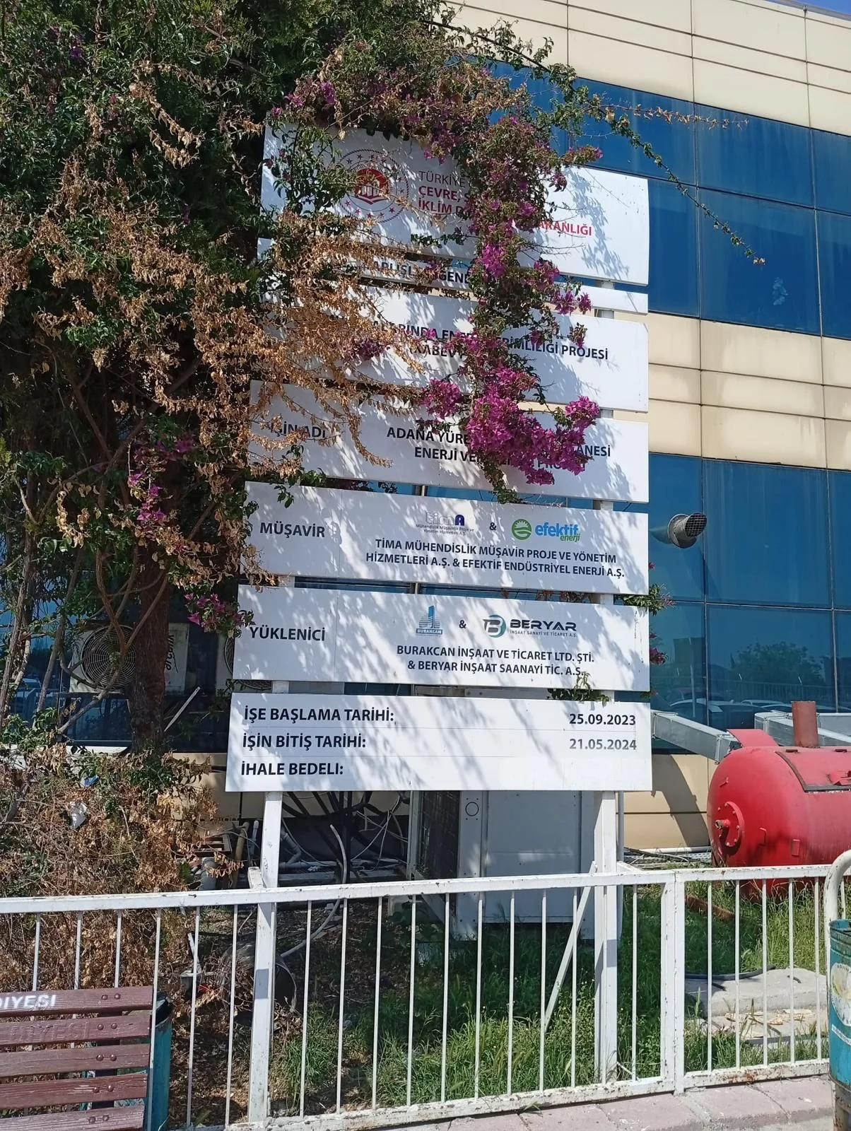 Şantiye ve İnşaat Tabela örnek çalışma 7