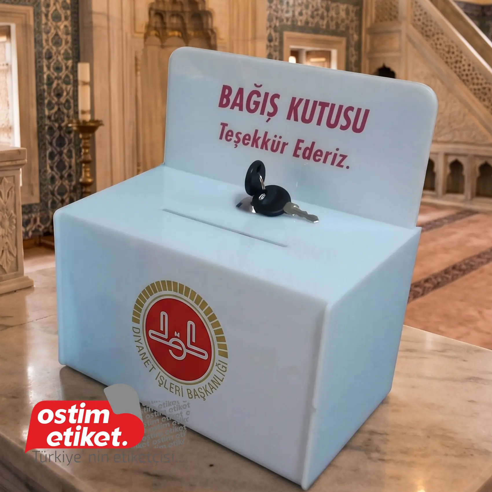 Pleksi Bağış - Sadaka Kutusu örnek çalışma 6