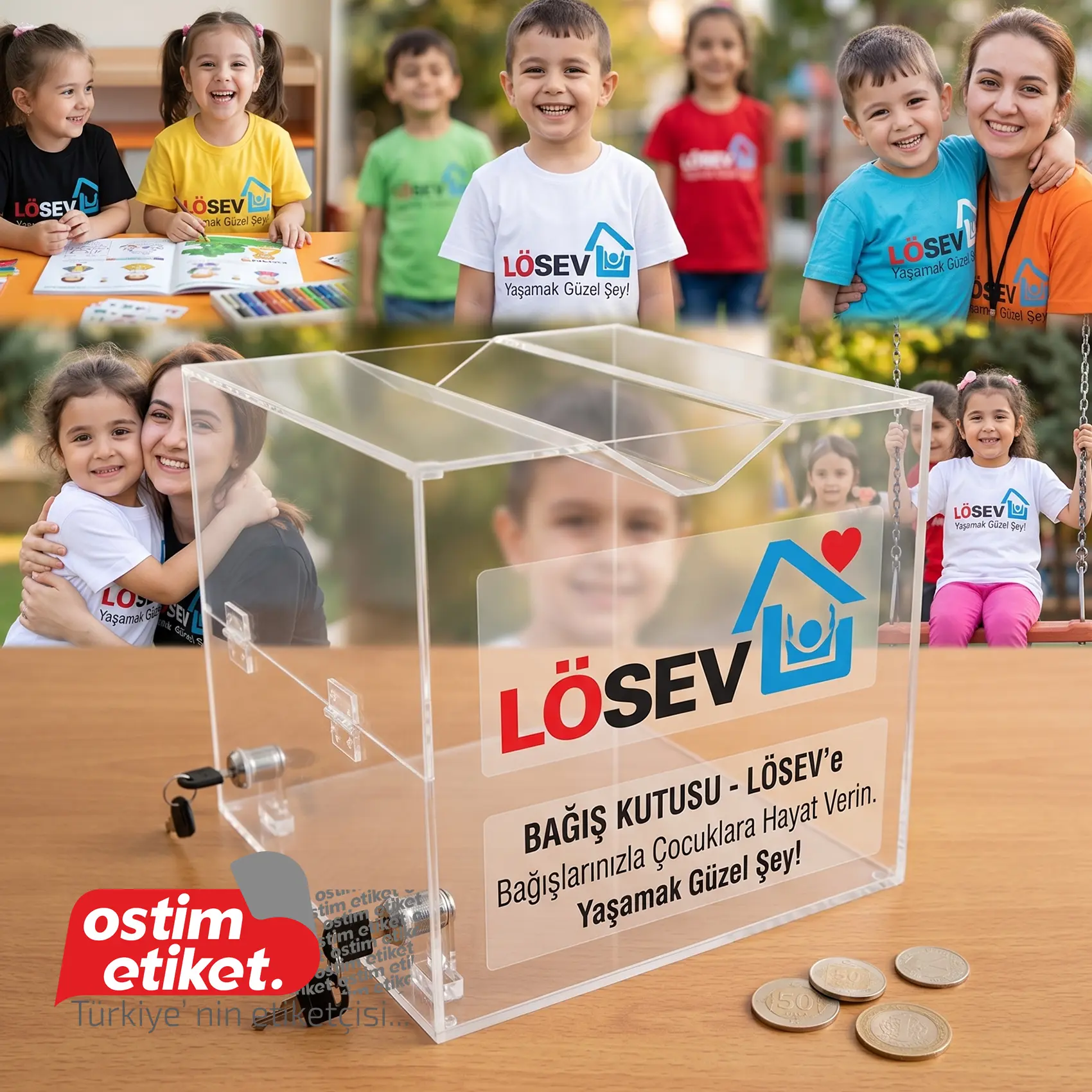 Pleksi Bağış - Sadaka Kutusu örnek çalışma 3