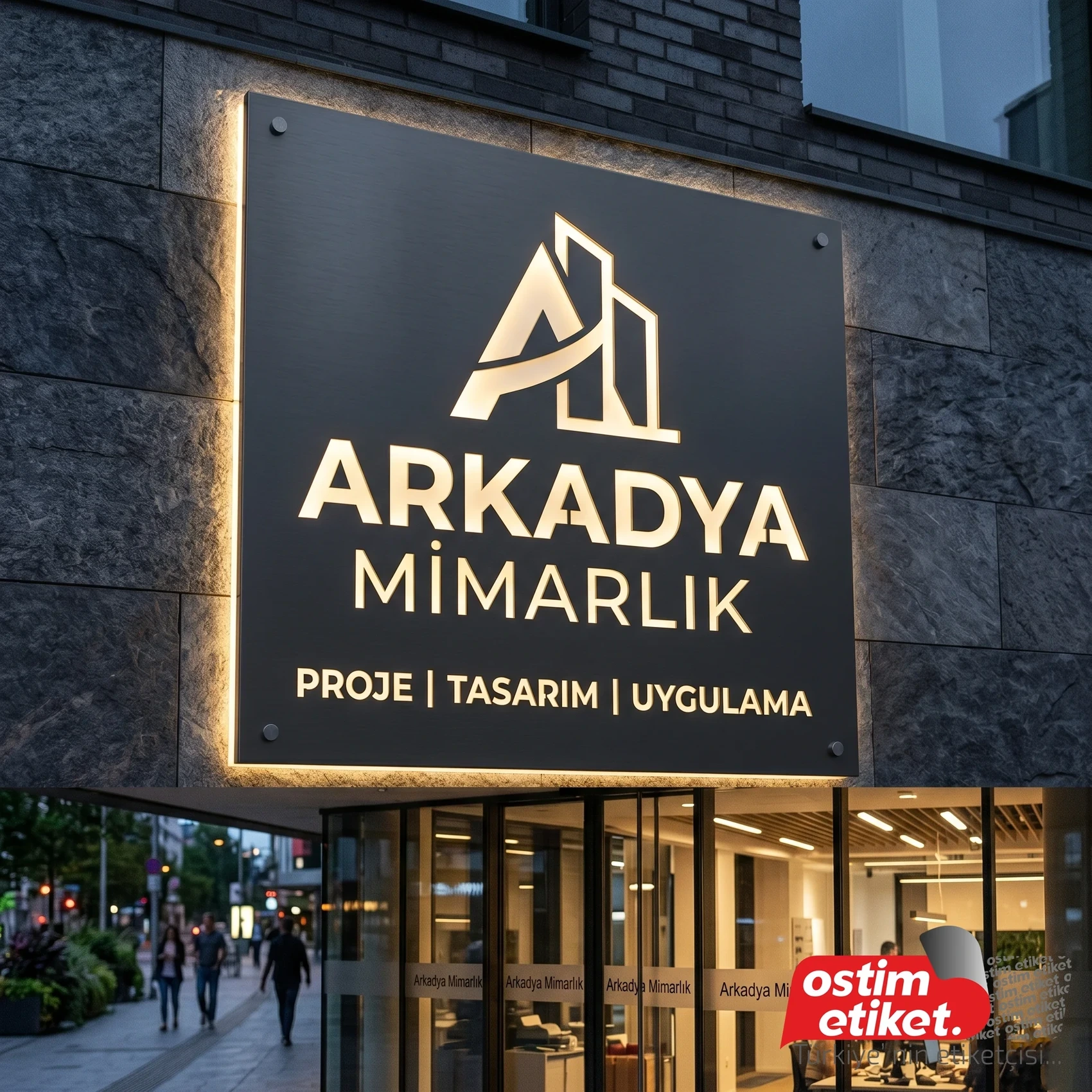 Alüminyum Kompozit Dekupe Tabela örnek çalışma 8