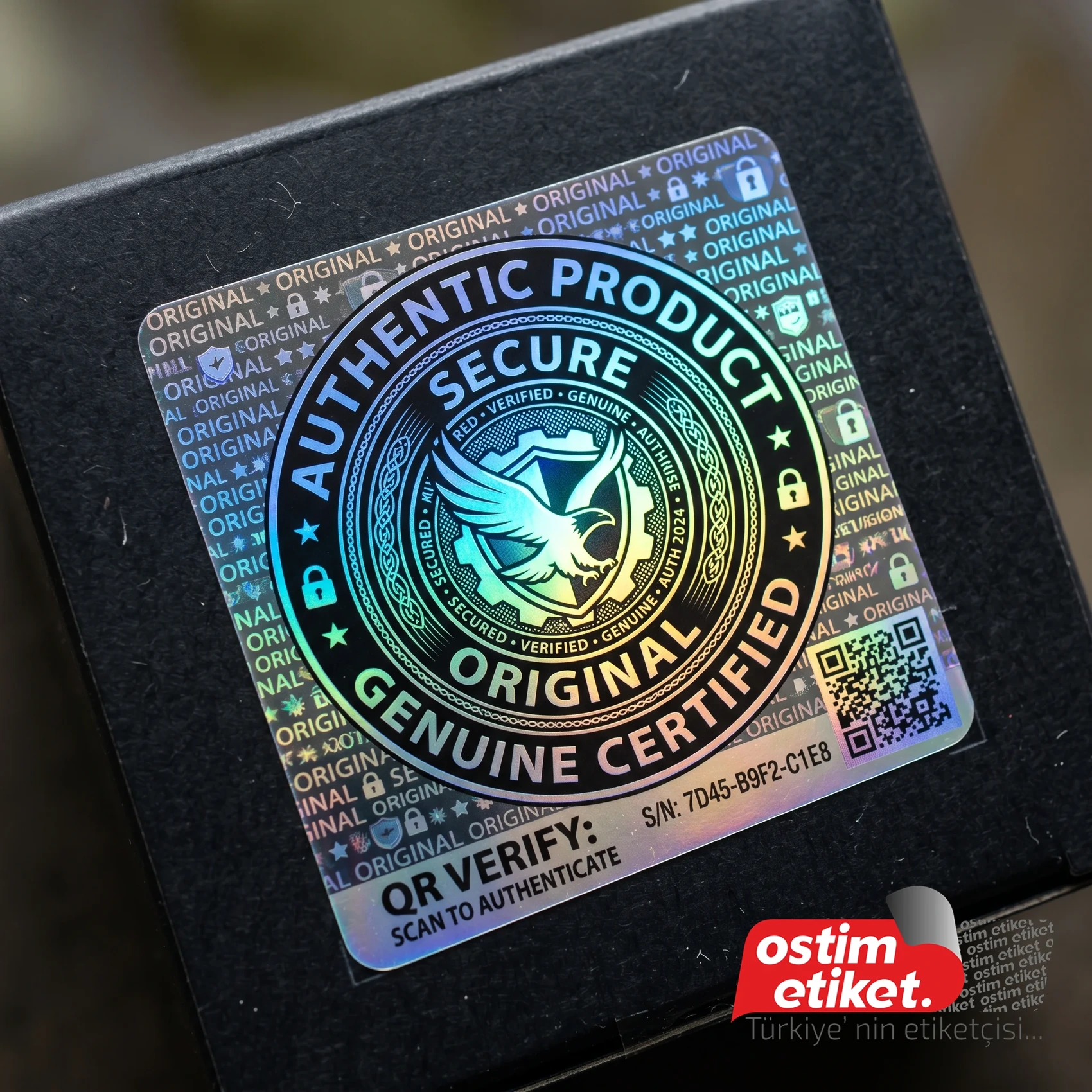 3D Hologram Etiket örnek çalışma 8