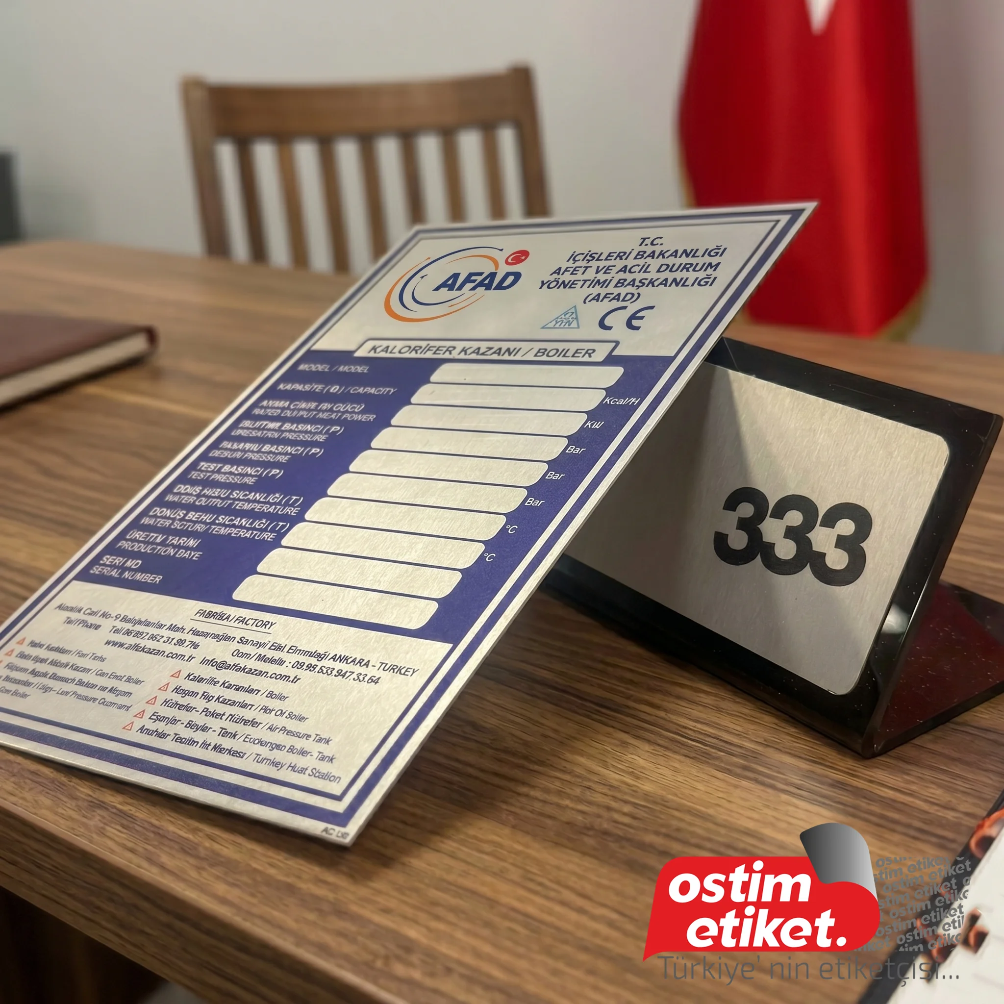 Metal UV Baskı örnek çalışma 5