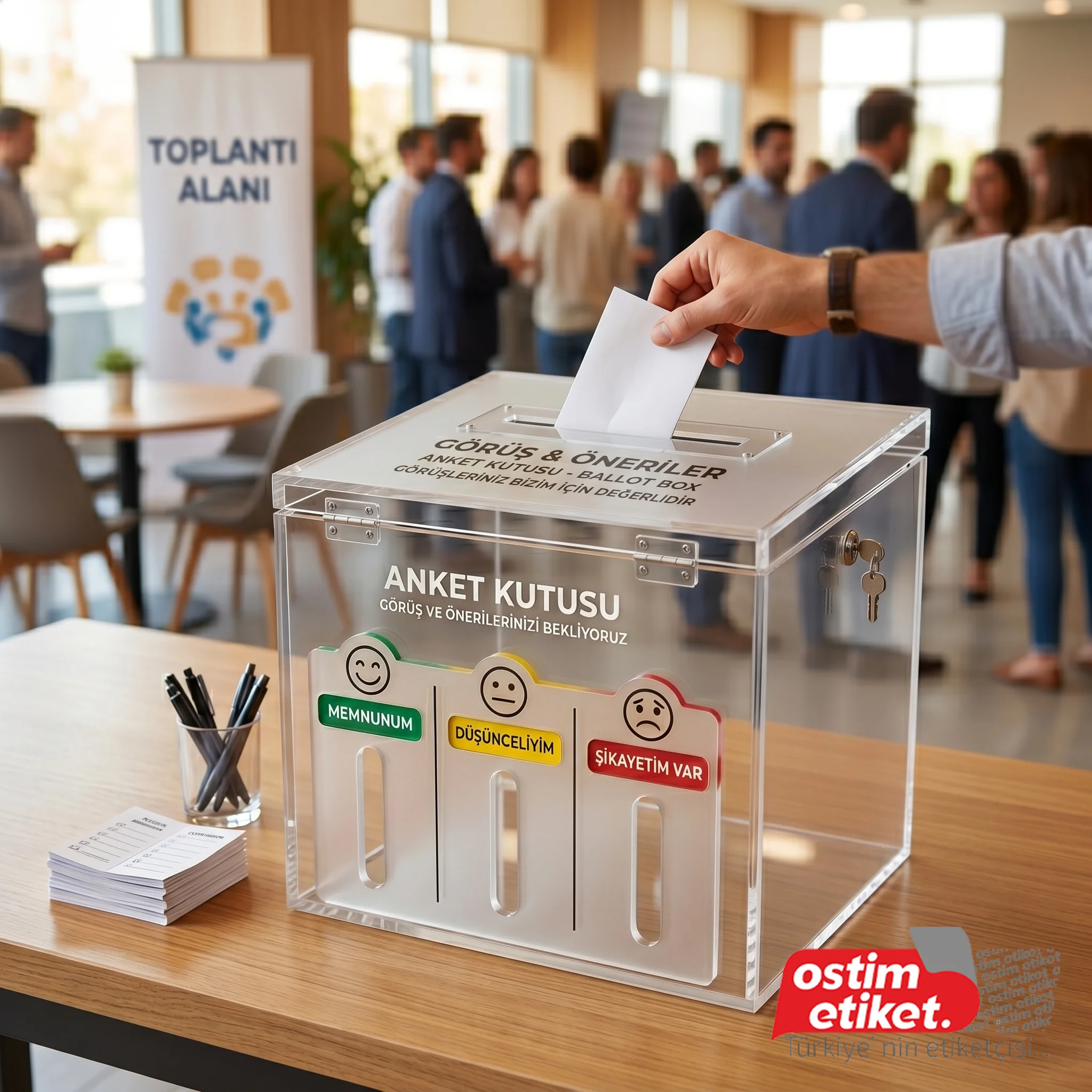 Pleksi Anket Kutusu örnek çalışma 1