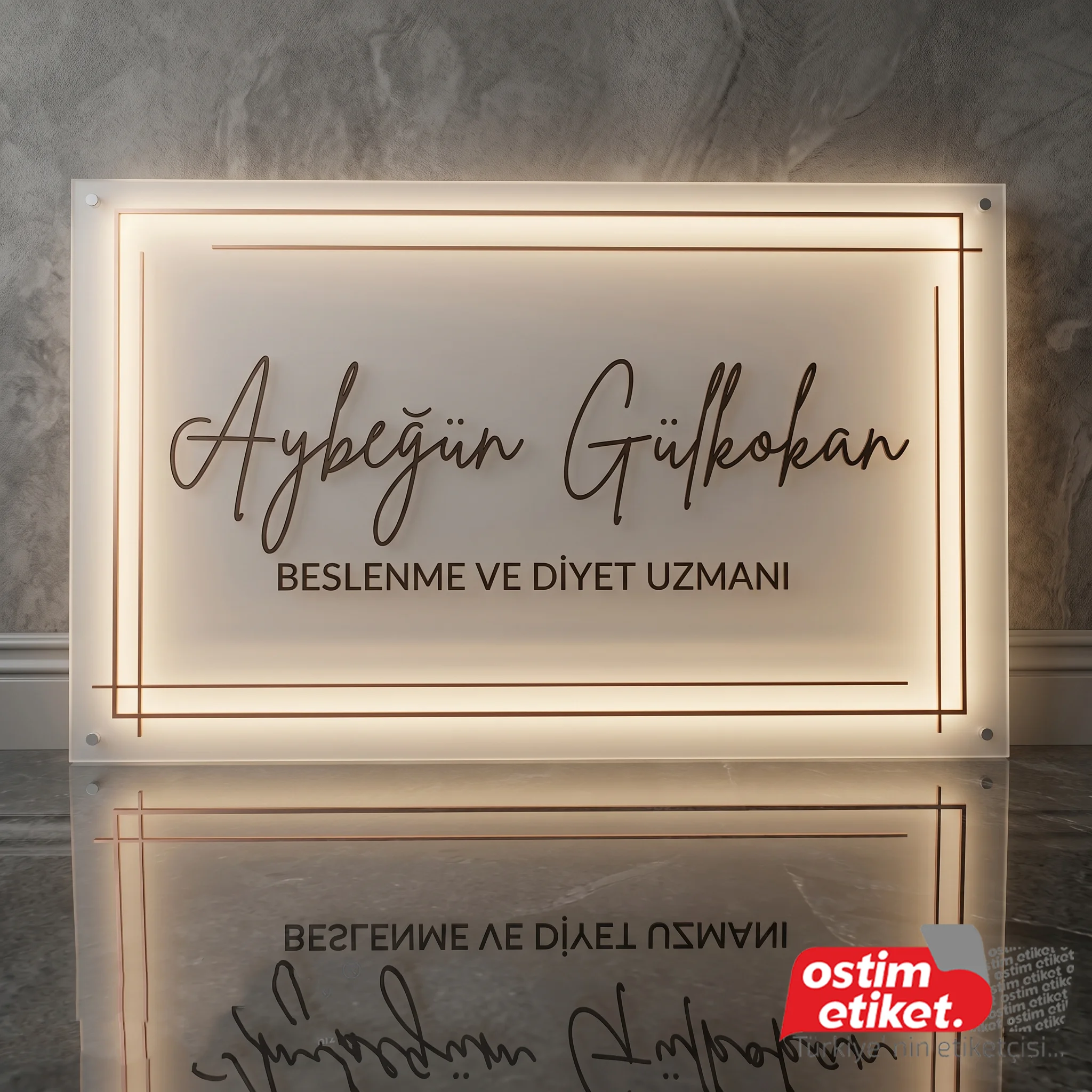 Pleksi Tabela ve Logolar örnek çalışma 6