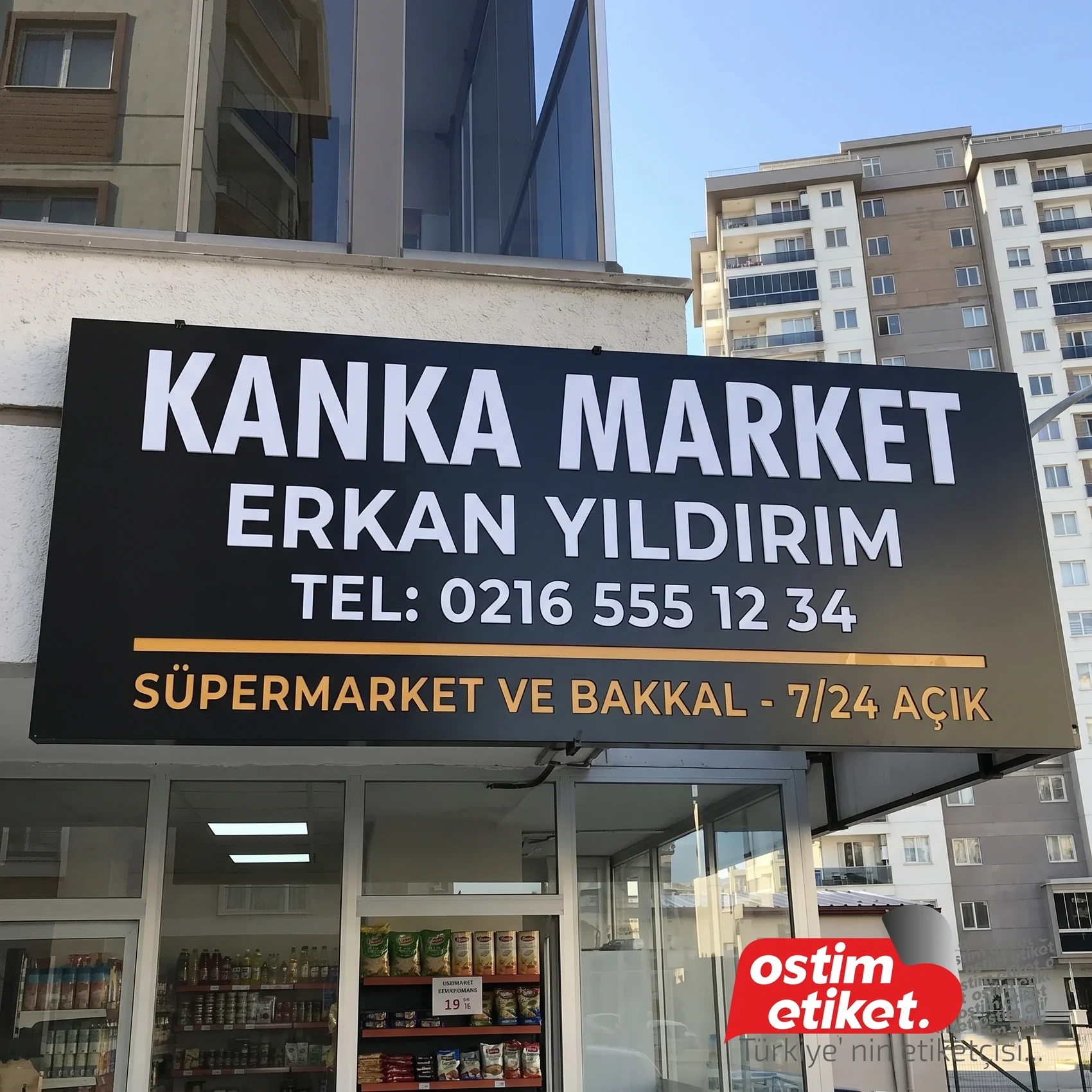Alüminyum Kompozit Dekupe Tabela örnek çalışma 7