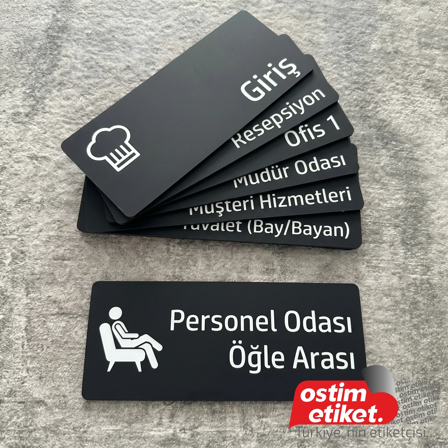 Magnet Kapı İsimlikleri örnek çalışma 8