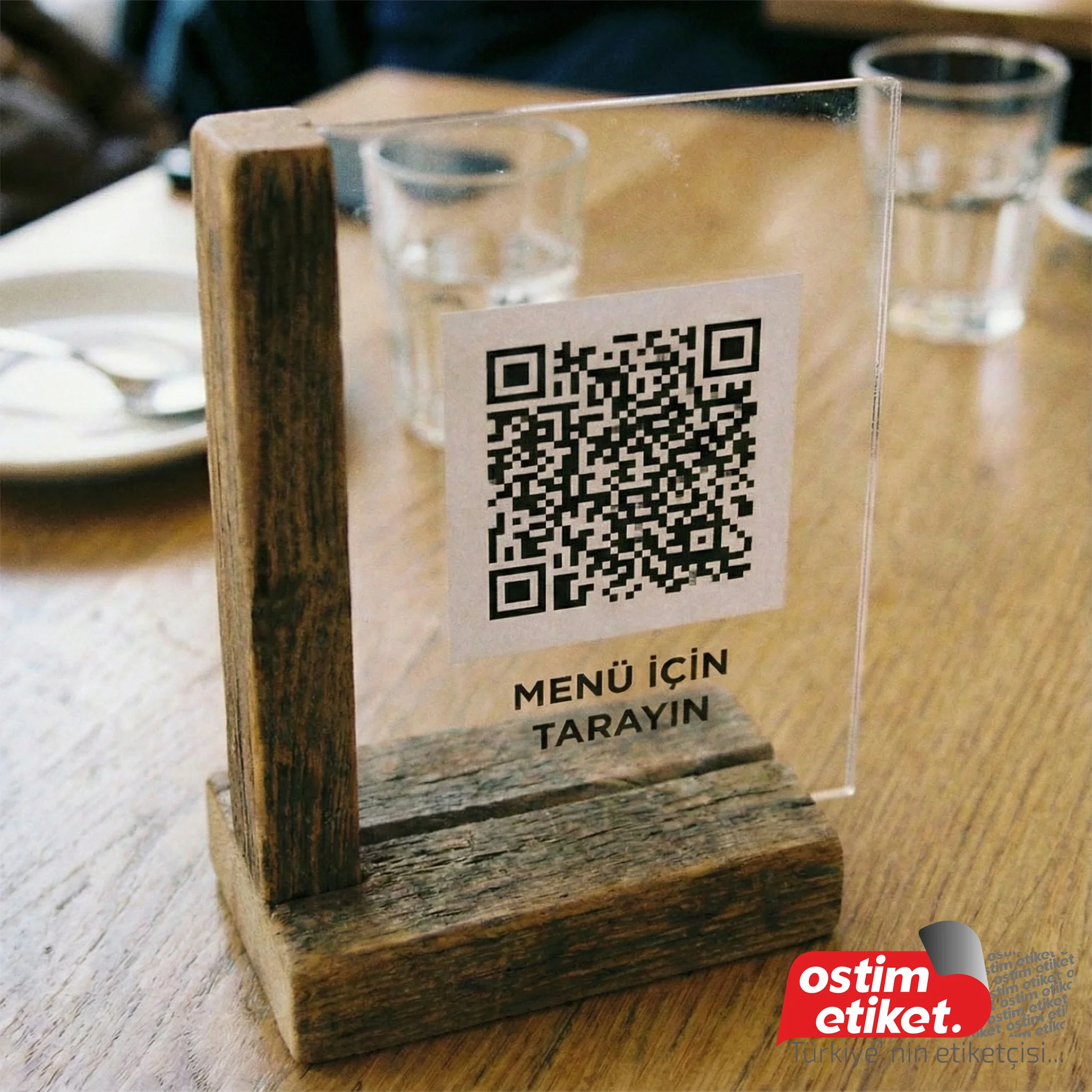 Pleksi QR Menü örnek çalışma 5