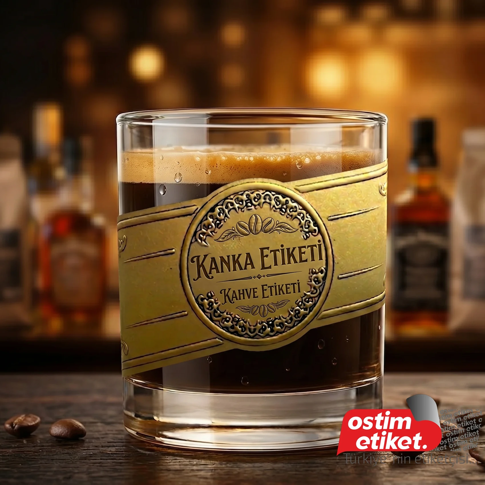 Kabartmalı Kupa Etiket örnek çalışma 8