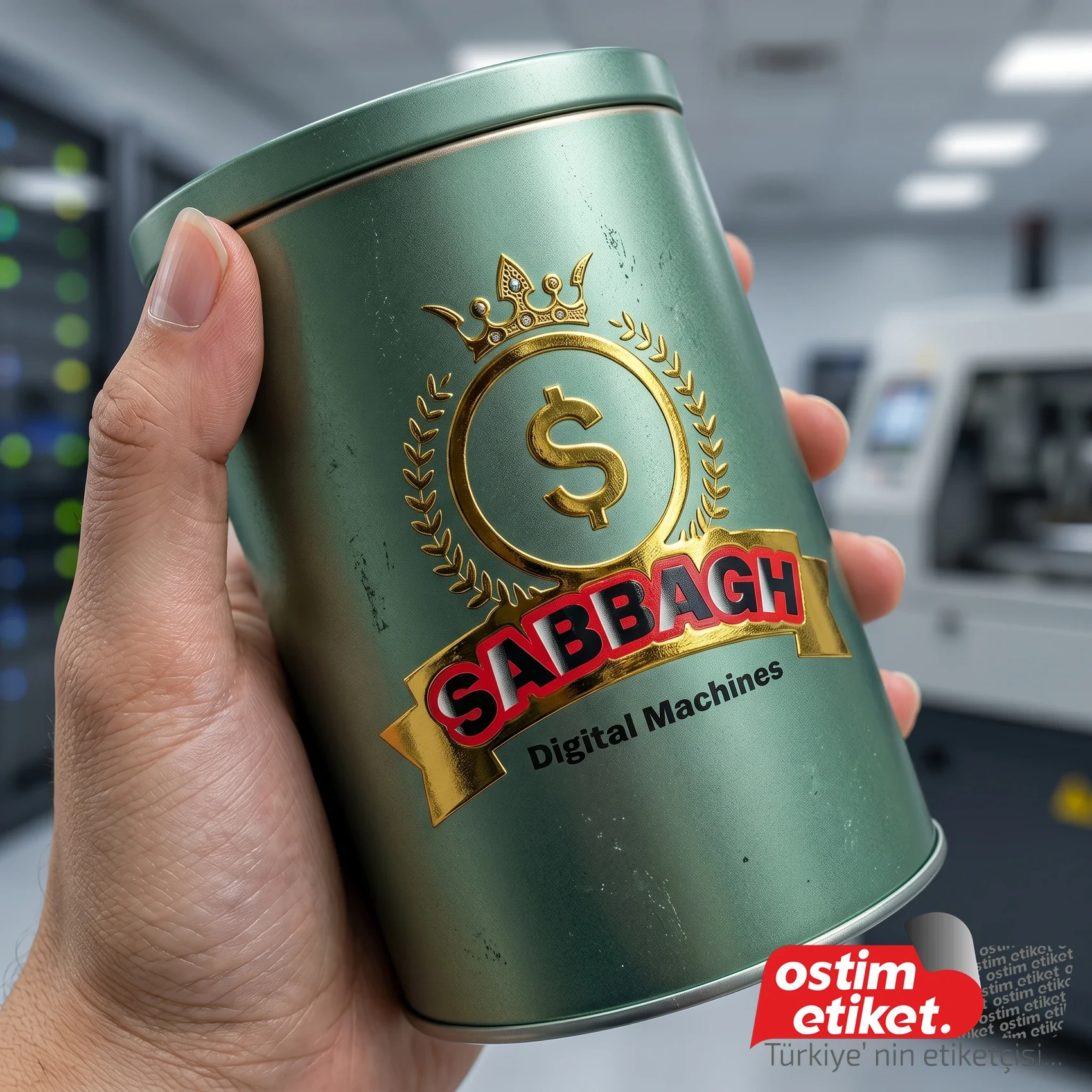 Kabartmalı Termos Etiket örnek çalışma 8