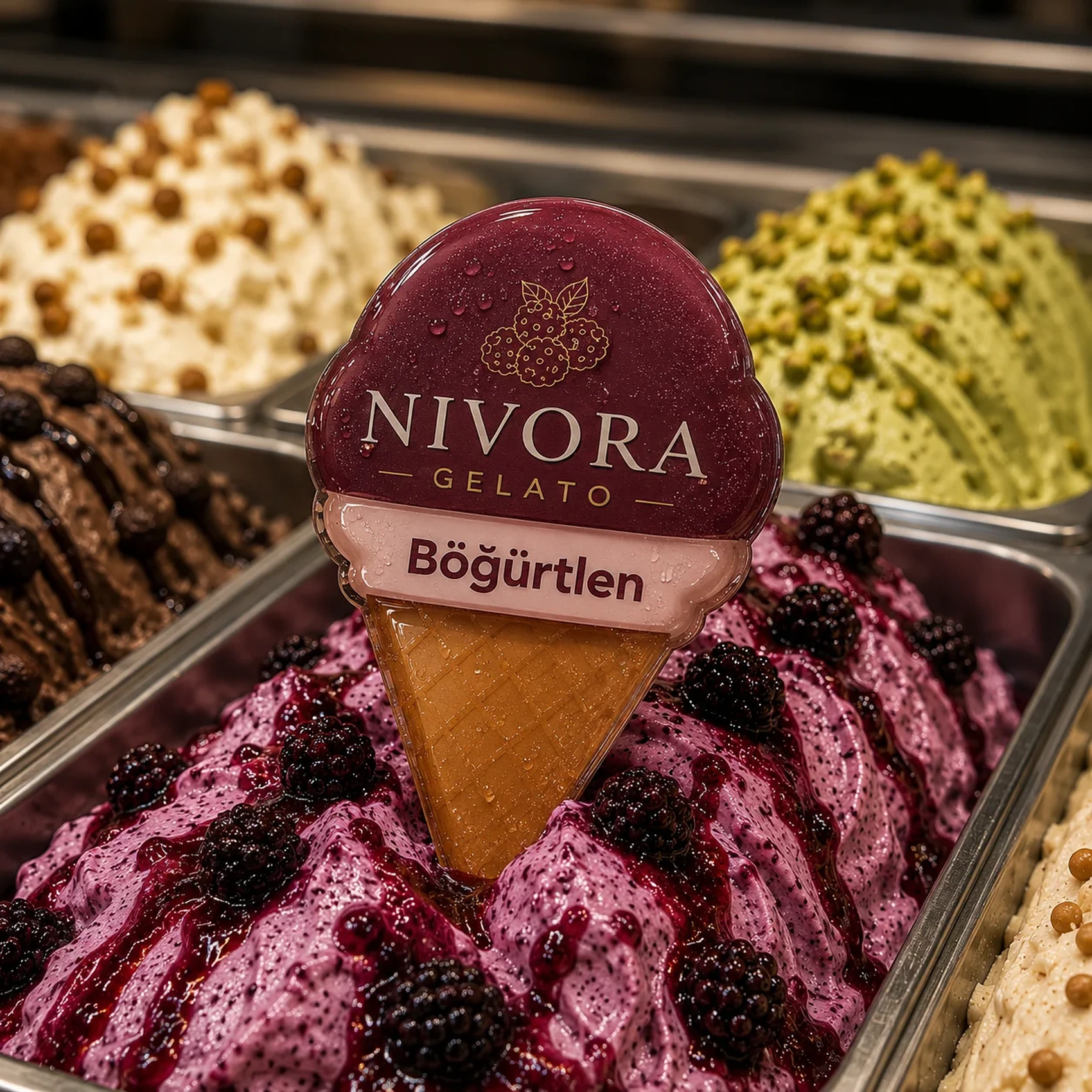 Dondurma Damla Etiket örnek çalışma 7