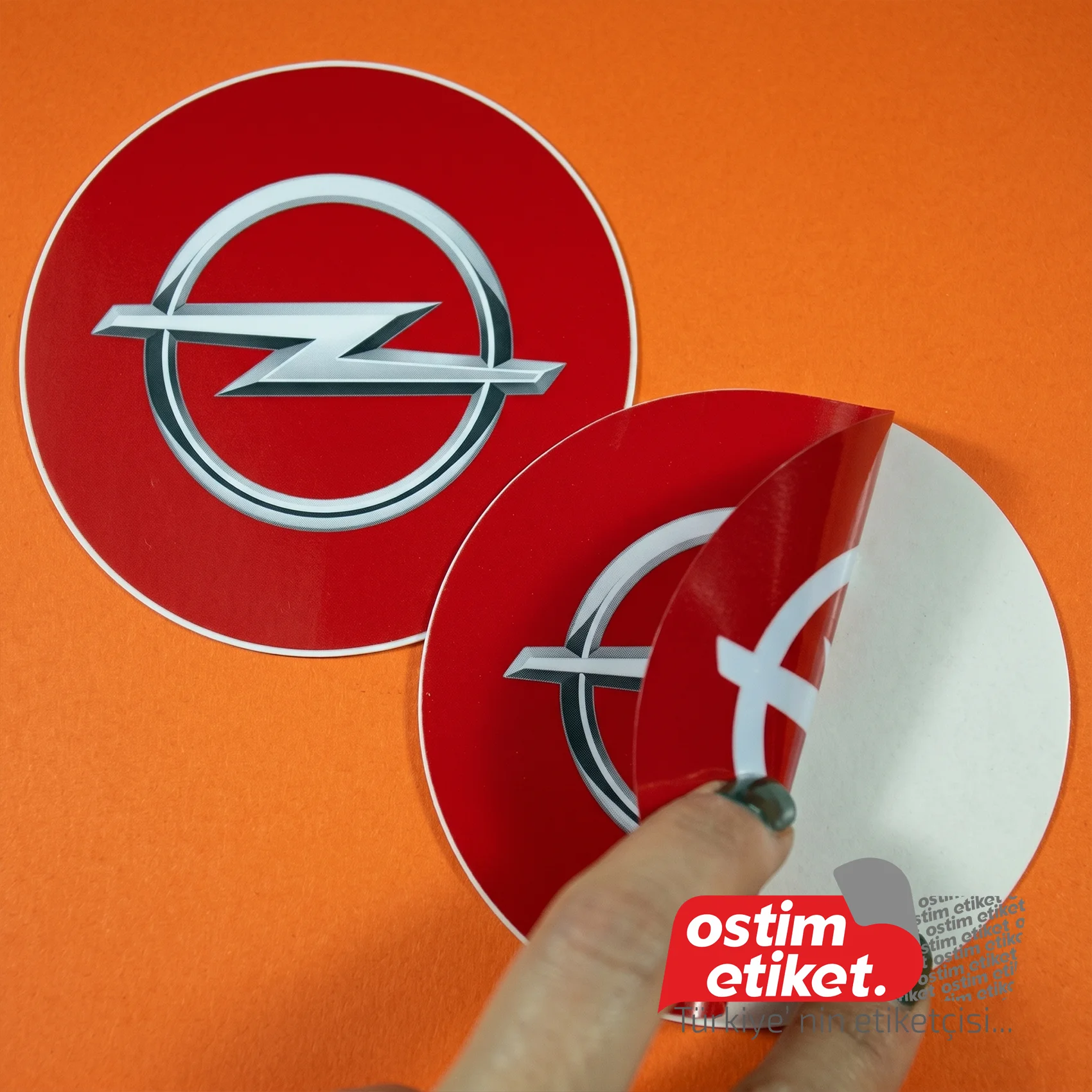Çift Yön Baskılı Etiket örnek çalışma 3