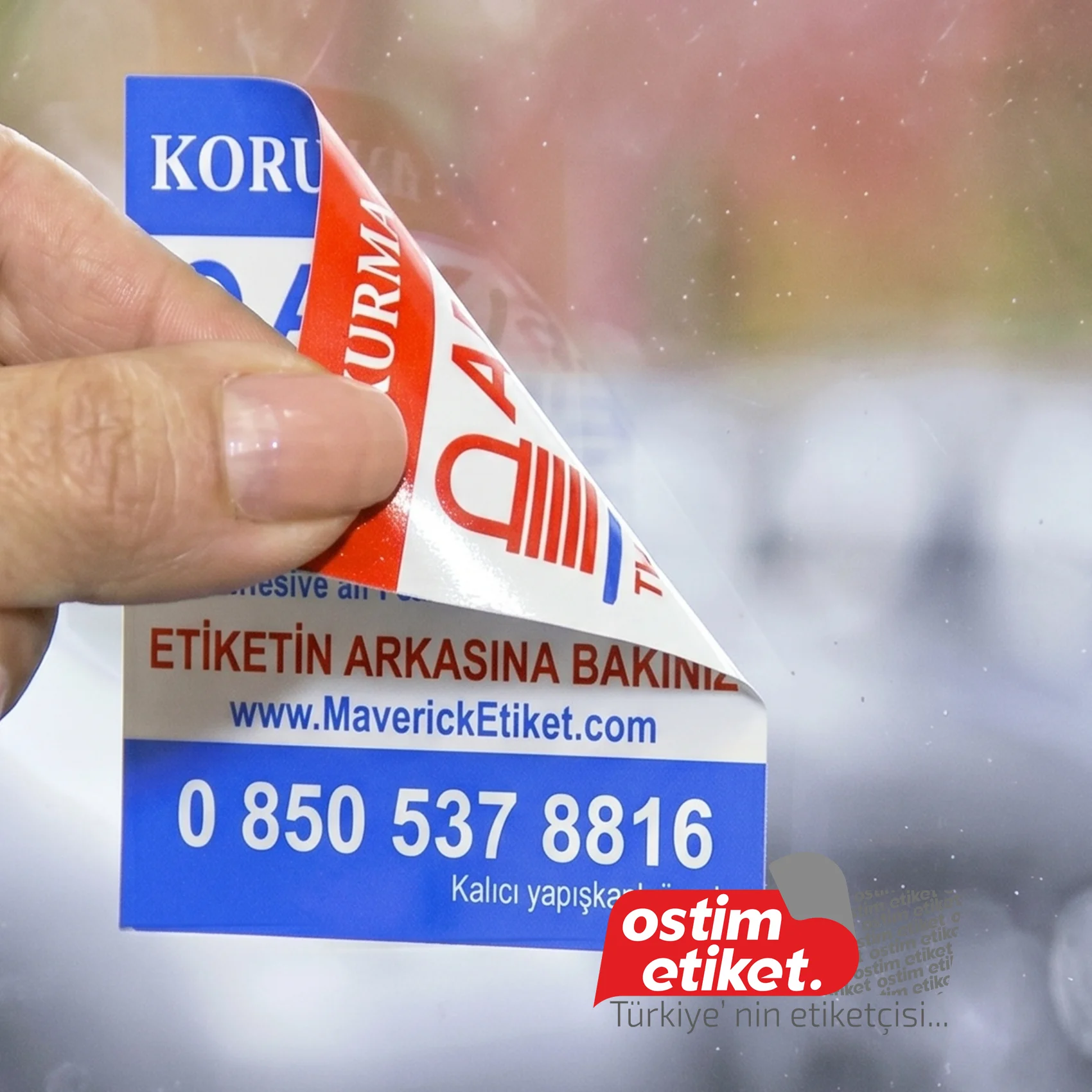 Çift Yön Baskılı Etiket örnek çalışma 8