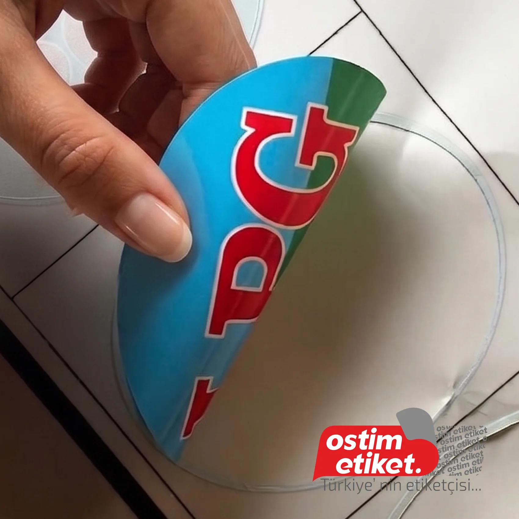 İçten Yapıştırmalı Etiket örnek çalışma 1