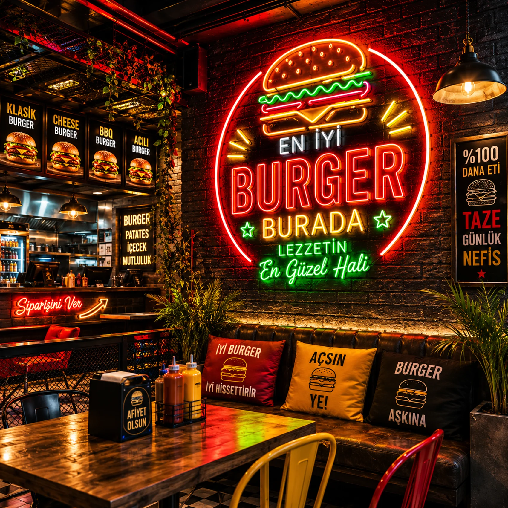 Neon Led Tabela örnek çalışma 4