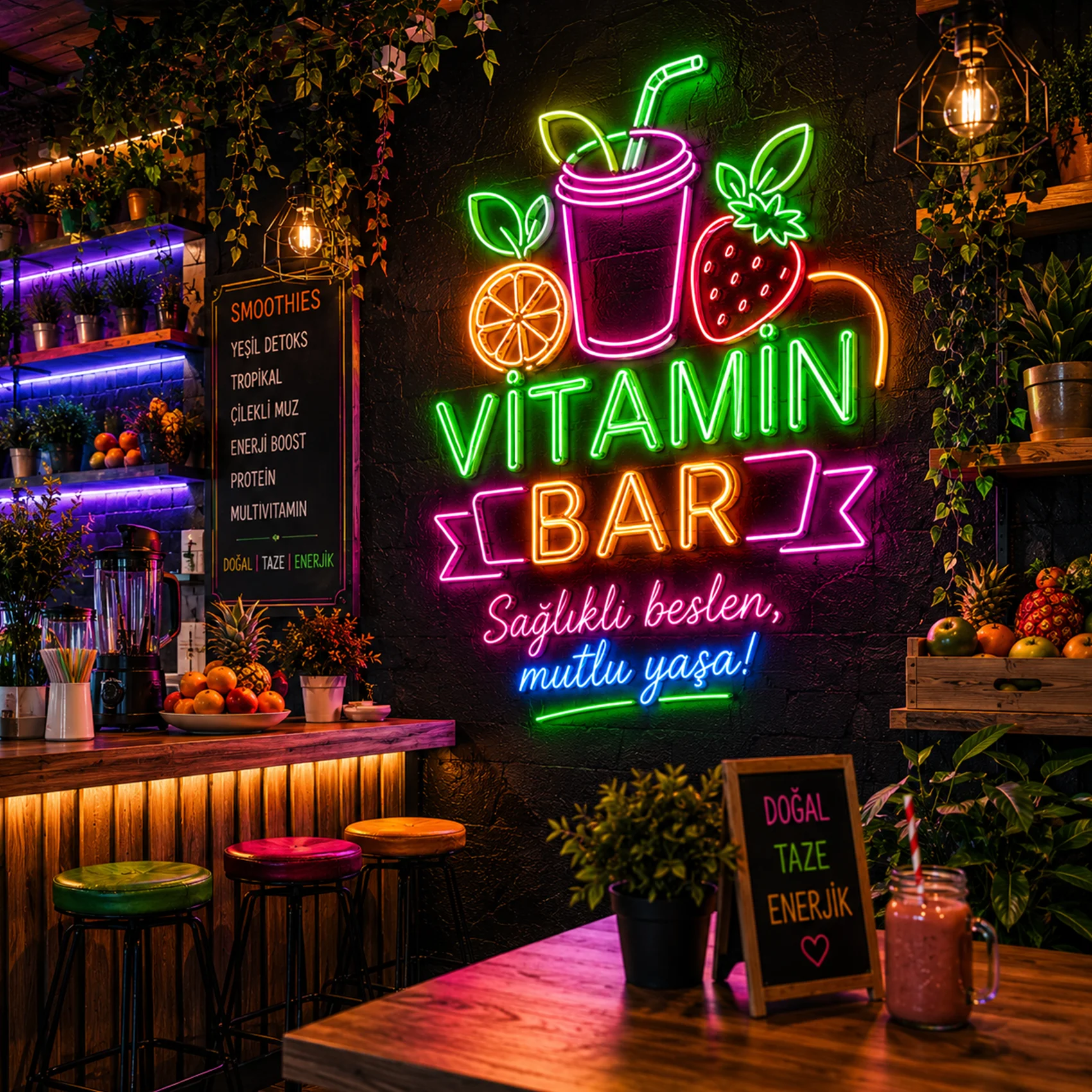Neon Led Tabela örnek çalışma 5