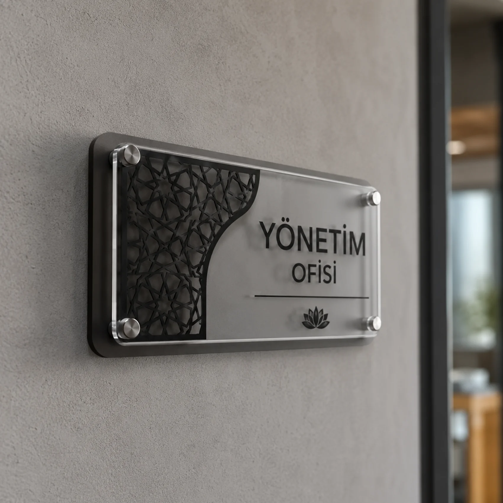 Özel Kapı İsimlikleri örnek çalışma 7