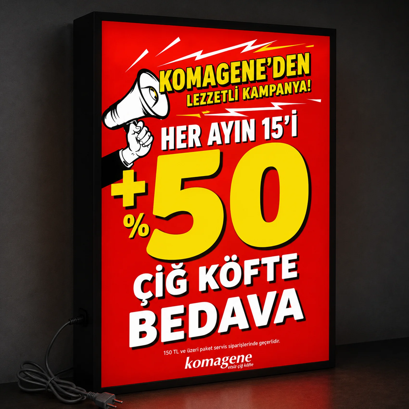 Lightbox Tabela örnek çalışma 4