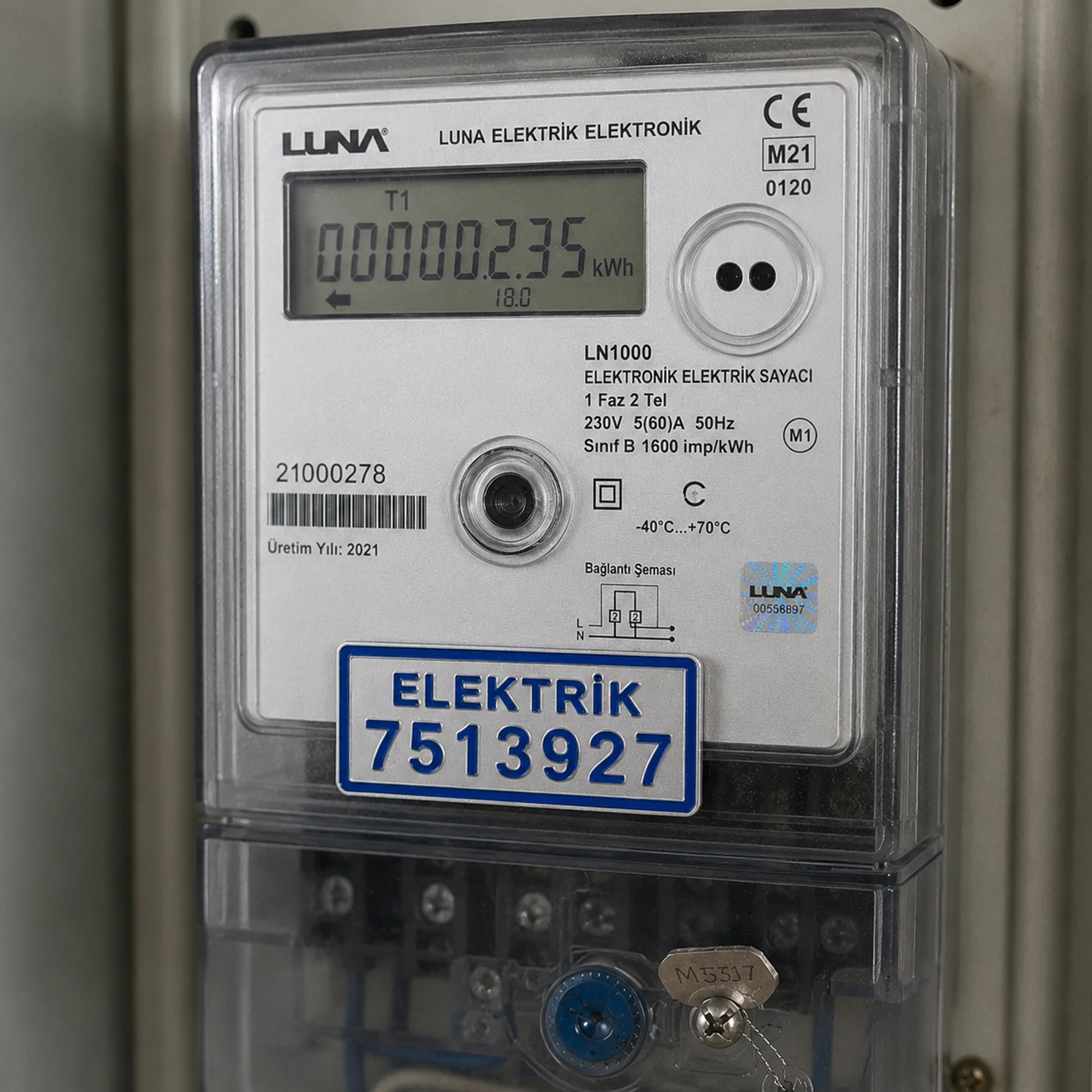 Elektrik Abone Plakaları örnek çalışma 4